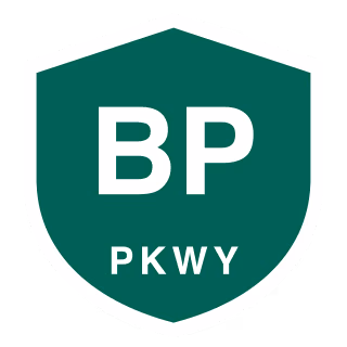 NY 907E (unsigned reference route) Bethpage State Parkway highway shield road sign — Long Island, NY