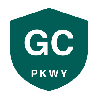 GCP Grand Central Parkway highway shield road sign — Long Island, NY