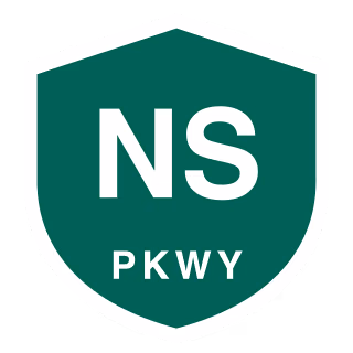 NSP Northern State Parkway highway shield road sign — Long Island, NY